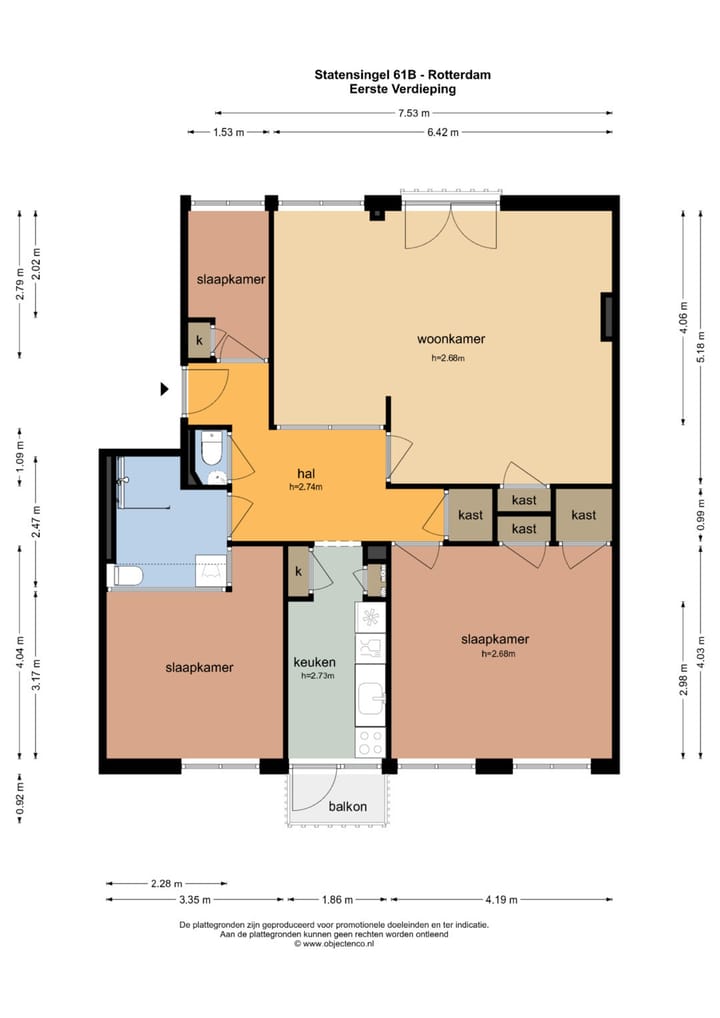 Foto 28 van Statensingel 61-B