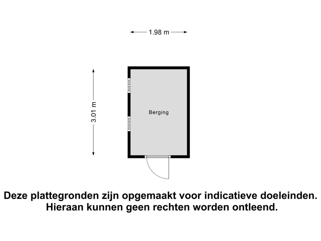 Bekijk plattegrond van Berging van Zandzeggelaan 131