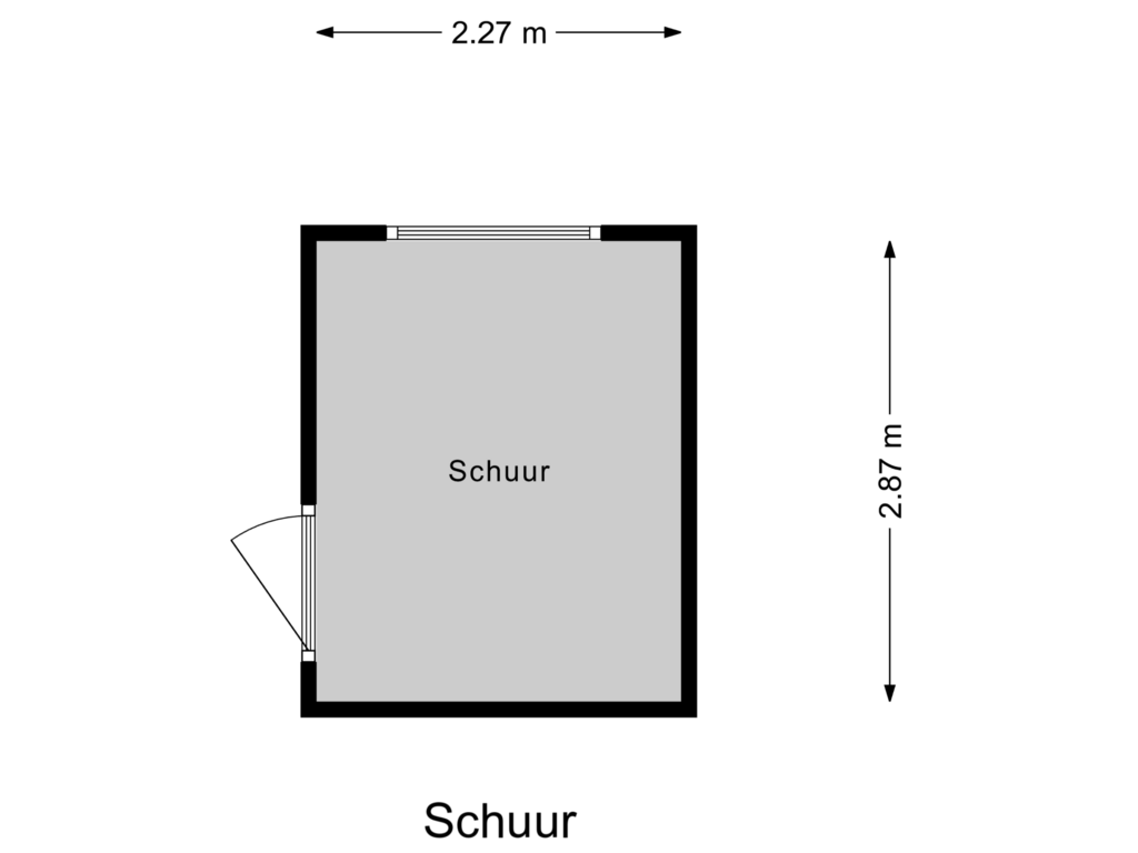 Bekijk plattegrond van Schuur van Petunia 9