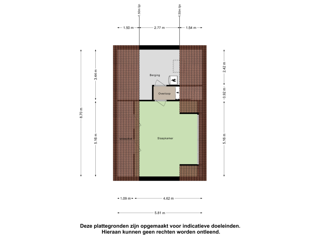 Bekijk plattegrond van Tweede Verdieping van Kiekendief 12