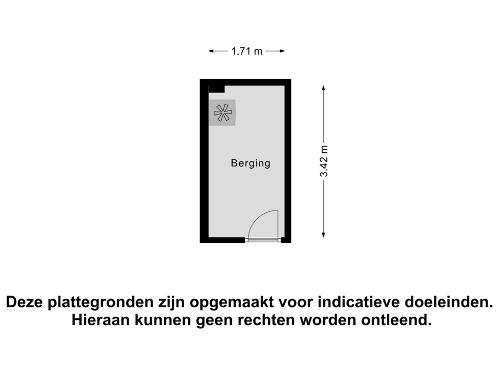 Bekijk plattegrond van Berging van Bierens de Haanweg 101