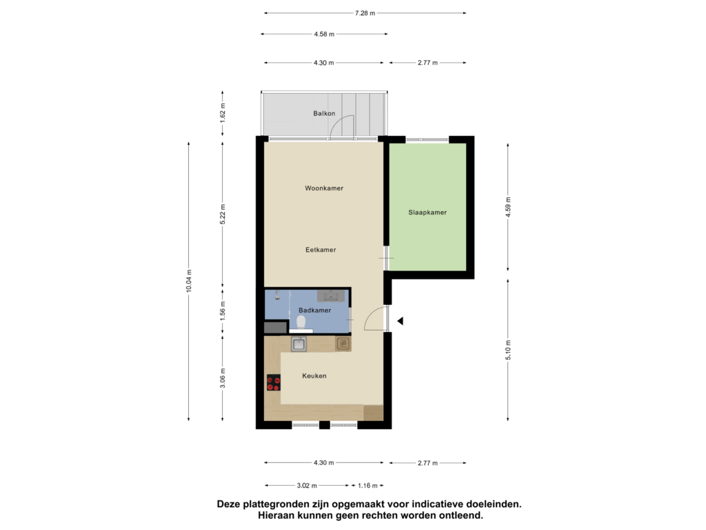 View floorplan of Appartement of Soesterberghof 29