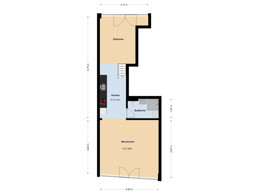 View floorplan of 47a of Eemnesserweg 47-A