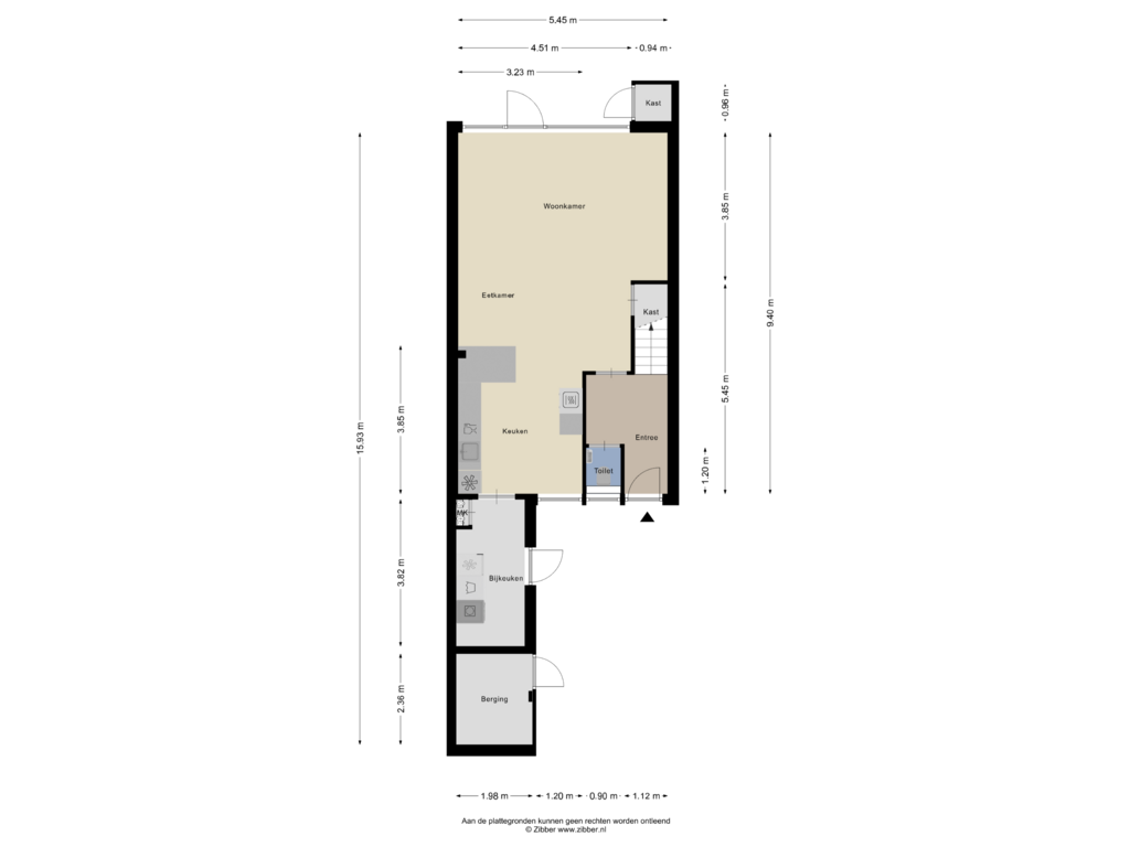 Bekijk plattegrond van Begane Grond van Vuurdoornstraat 110