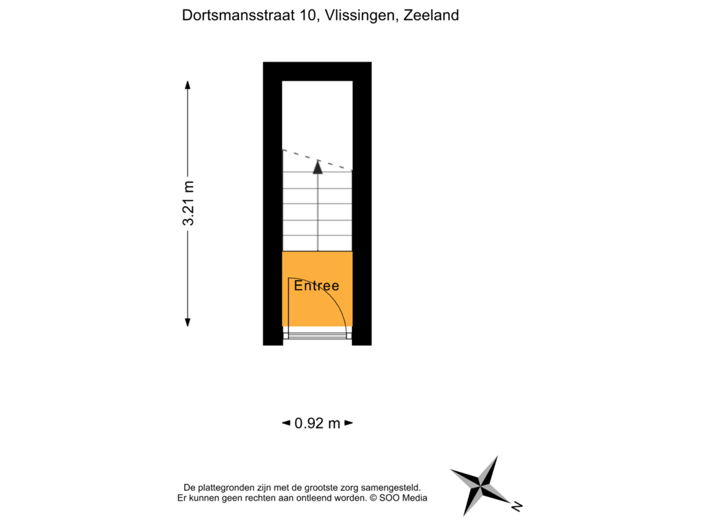 View floorplan of Begane Grond of Dortsmansstraat 10