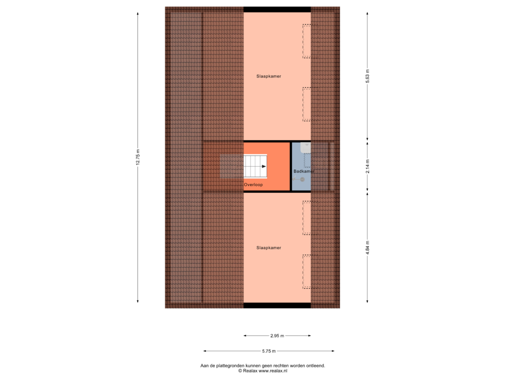 Bekijk plattegrond van Verdieping van Vijverlaan 26