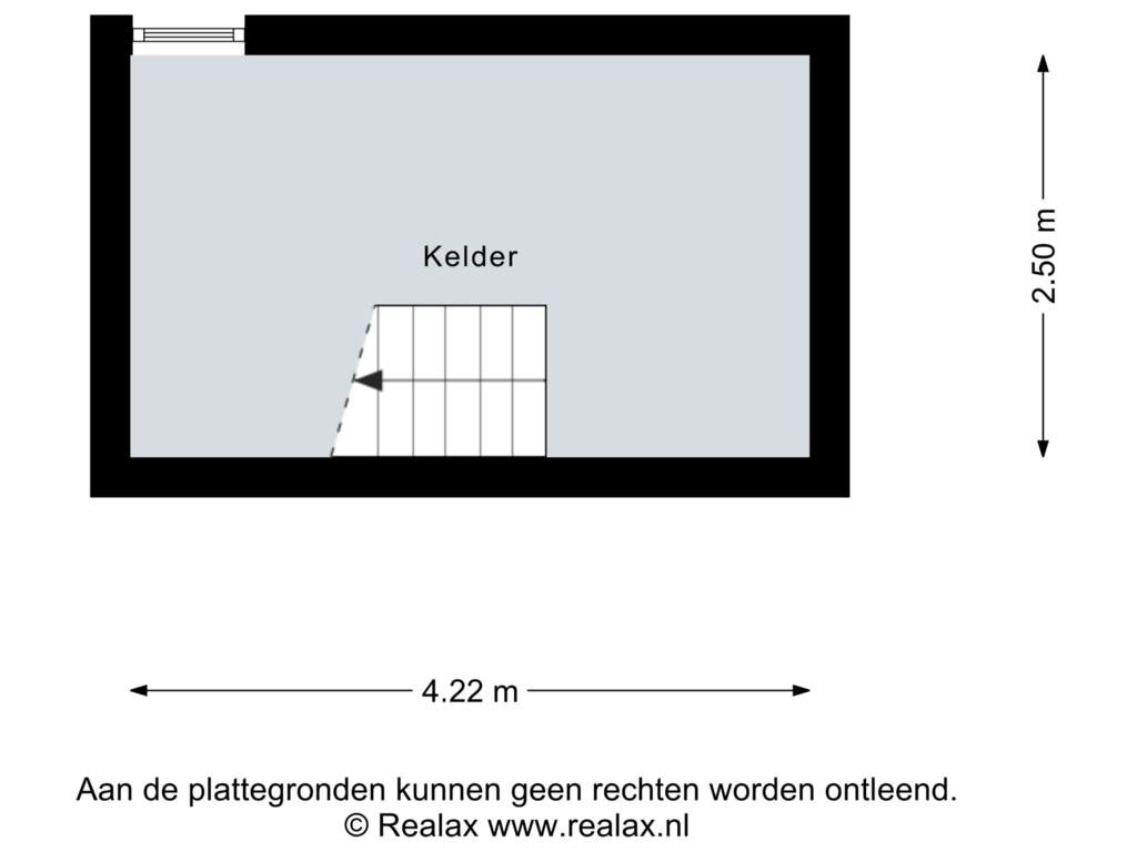 Bekijk plattegrond van Kelder van Vijverlaan 26