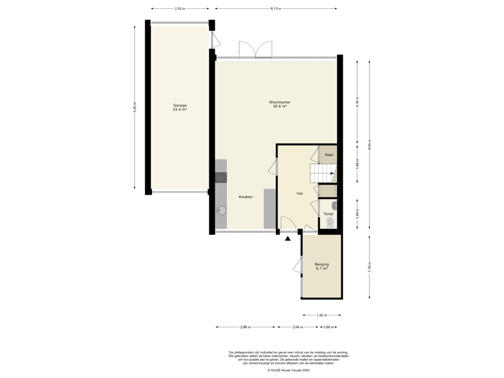 Bekijk plattegrond van Begane Grond van Lucernehof 86