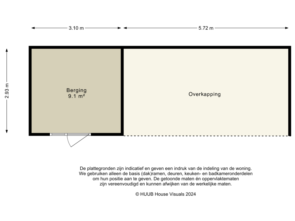 Bekijk plattegrond van Berging van Lucernehof 86