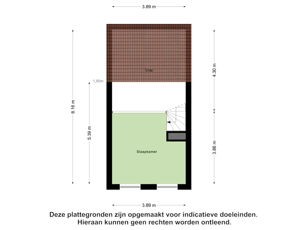 Bekijk plattegrond van Eerste Verdieping van Monnikenpad 14