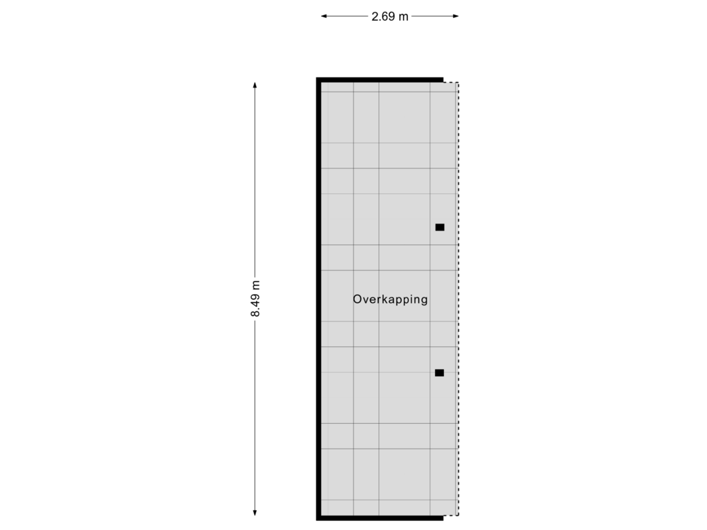 View floorplan of Overkapping of Klokkeweid 22