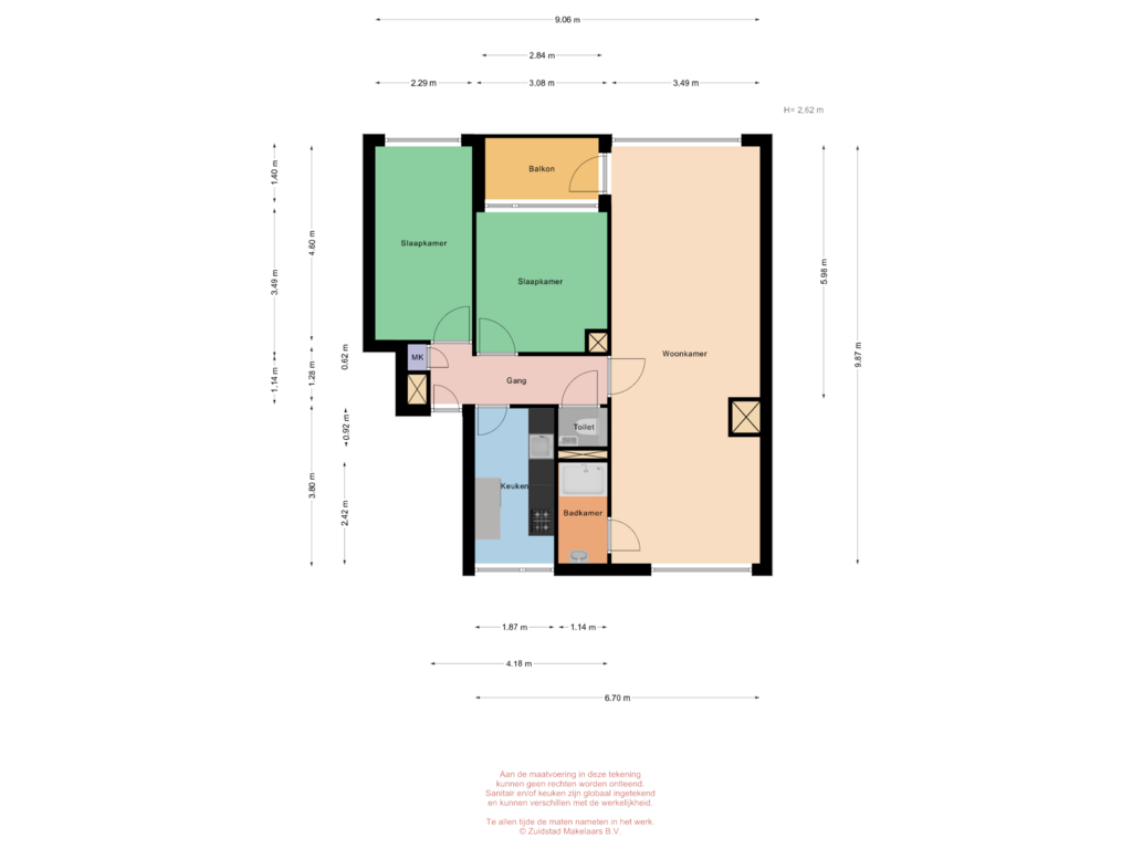 Bekijk plattegrond van Vegelinsoord 126 - 1e verdieping van Vegelinsoord 126