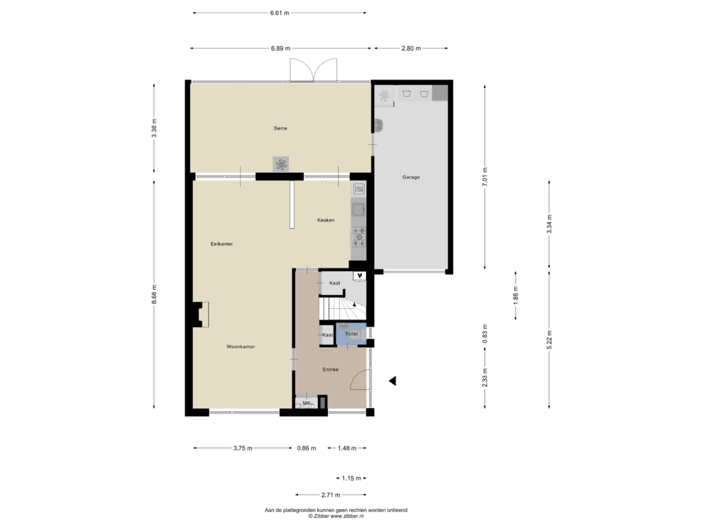 Bekijk plattegrond van Begane Grond van Cartylshofstraat 84