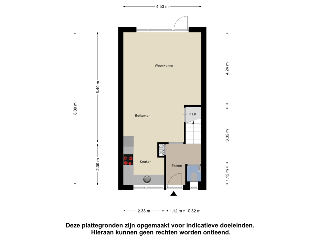 Bekijk plattegrond van Begane Grond van Watersnip 38