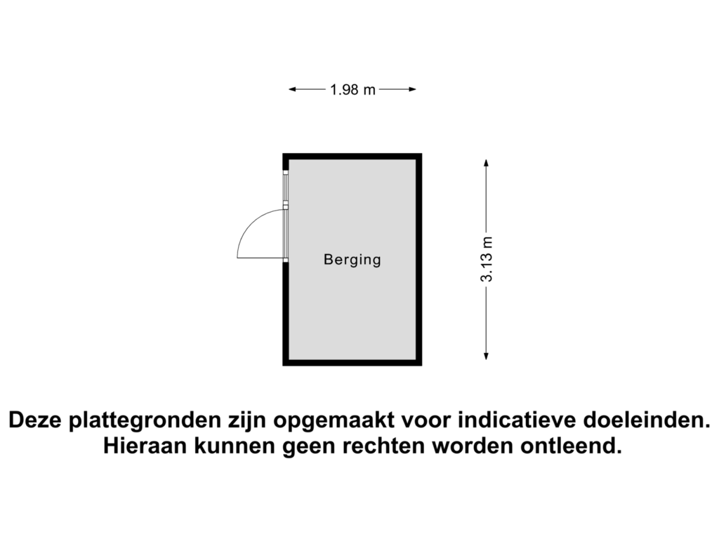 Bekijk plattegrond van Berging van Boomstede 441