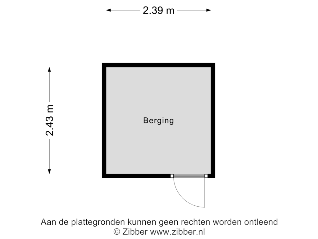 Bekijk plattegrond van Berging van Catsstraat 32