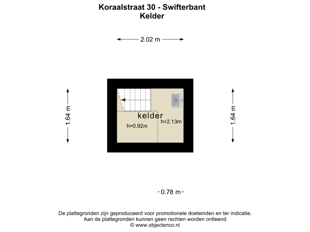 View floorplan of KELDER of Koraalstraat 30