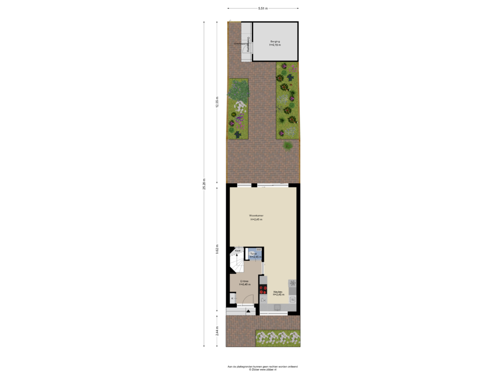 View floorplan of Begane grond_tuin of Nicolaas van Puttenstraat 41