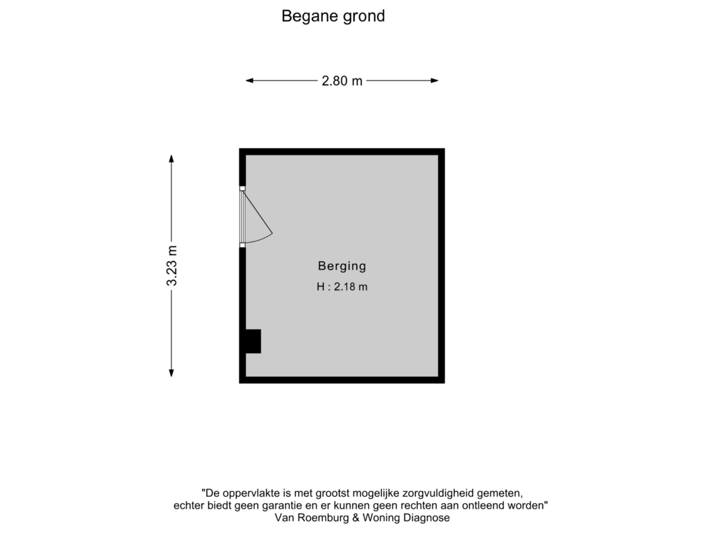 Bekijk plattegrond van Berging van Poolster 205