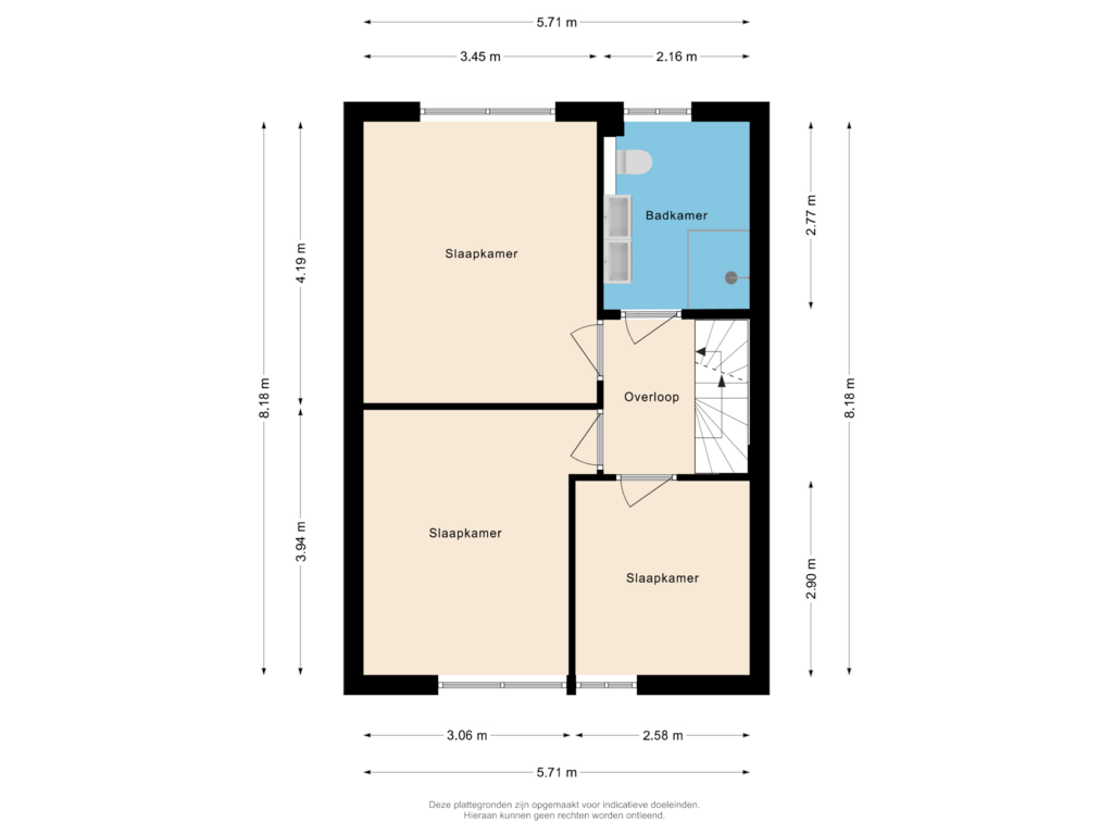 Bekijk plattegrond van Eerste verdieping van Dopheide 21