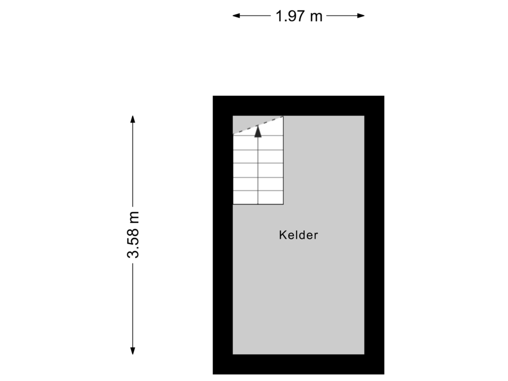 Bekijk plattegrond van Kelder van Teugenaarsstraat 7