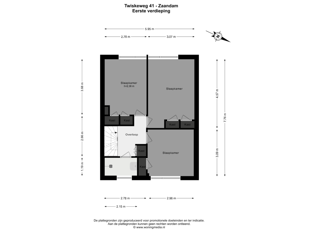 View floorplan of 1e_verd of Twiskeweg 41