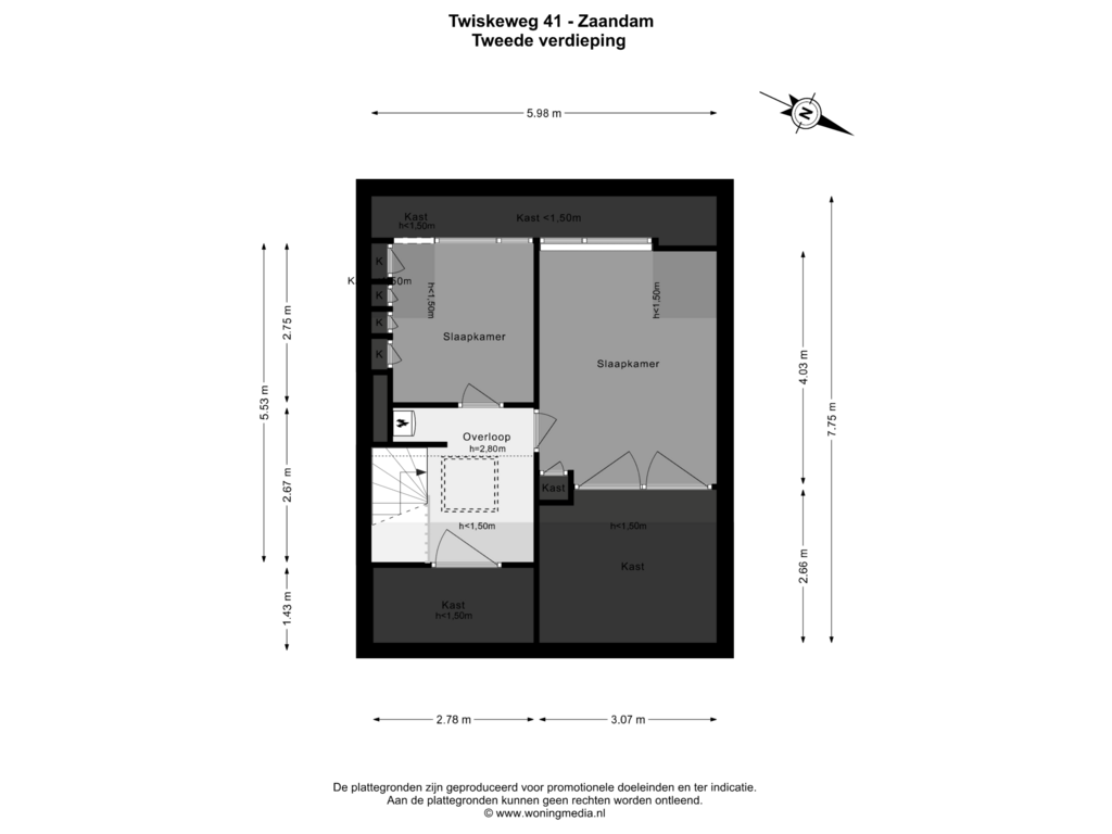 View floorplan of 2e_verd of Twiskeweg 41