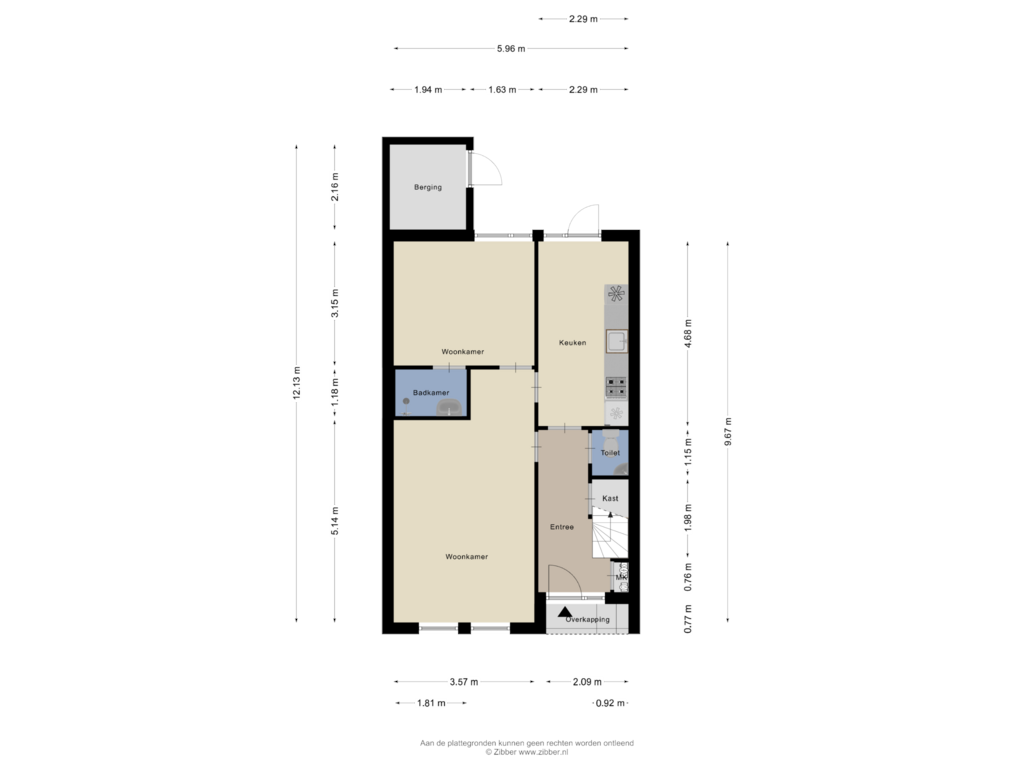 Bekijk plattegrond van Begane Grond van Pastoor van Erpstraat 4