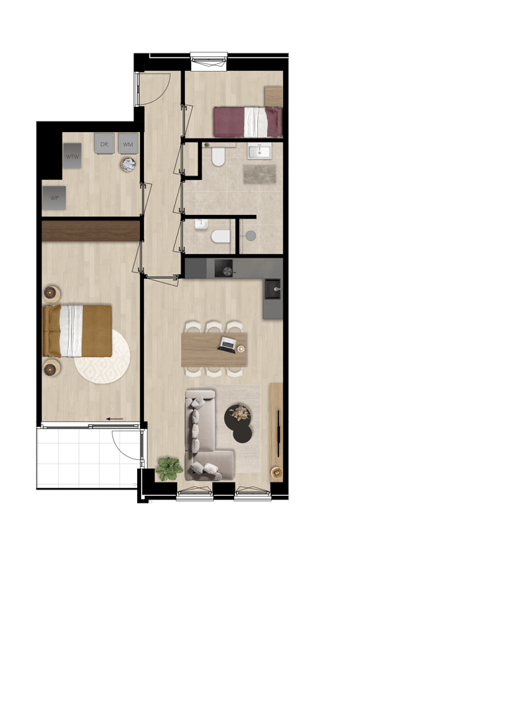 Foto 2 van De Wildert Appartement (Bouwnr. 3)