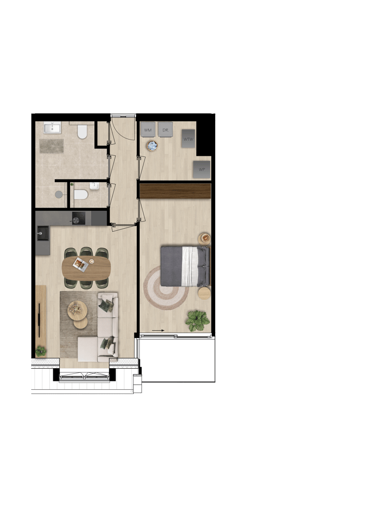 Foto 2 van De Wildert Appartement (Bouwnr. 17)