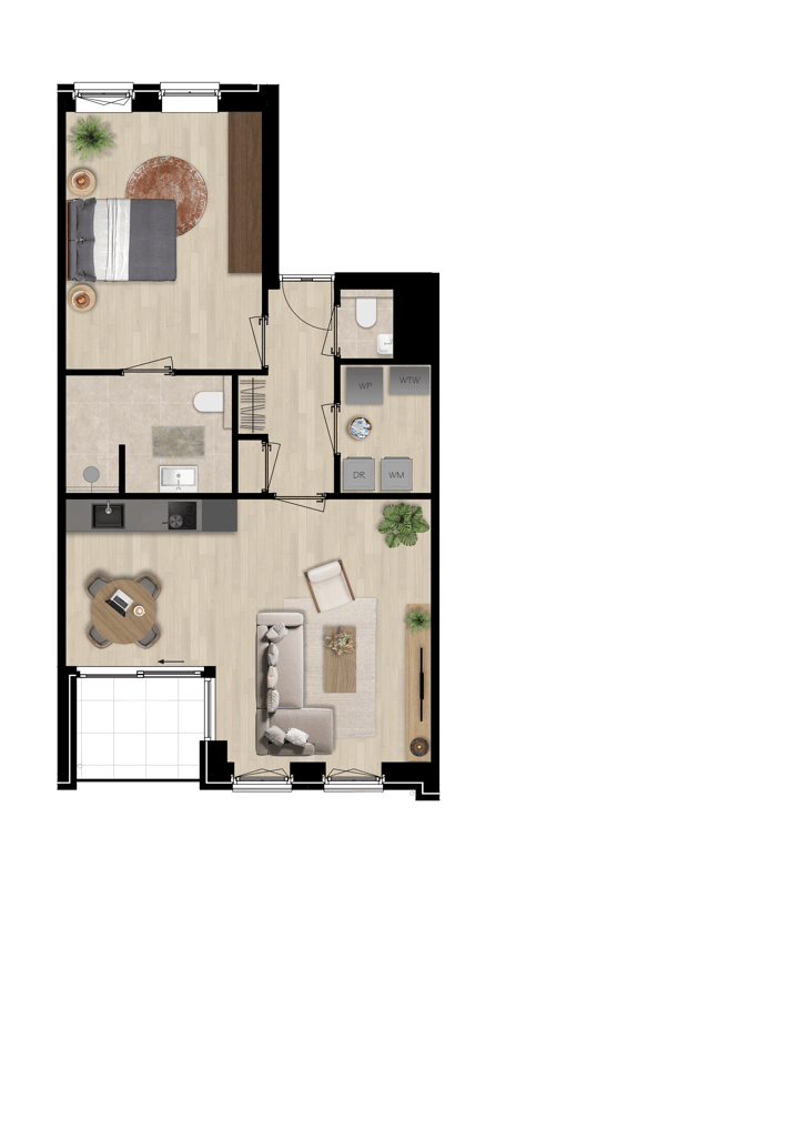 Foto 3 van De Wildert Appartement (Bouwnr. 4)