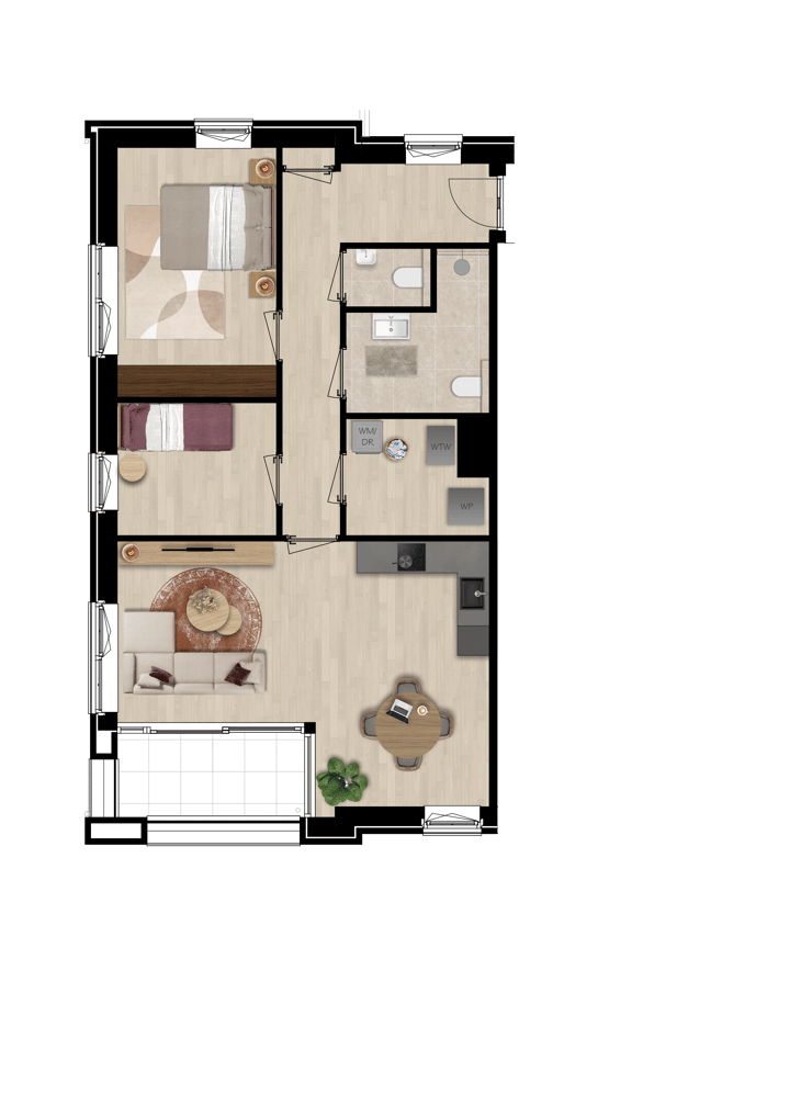 Foto 3 van De Wildert Appartement (Bouwnr. 9)