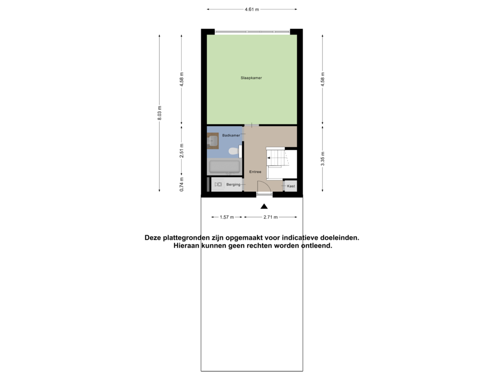 View floorplan of Tweede Verdieping of Klaverhof 21