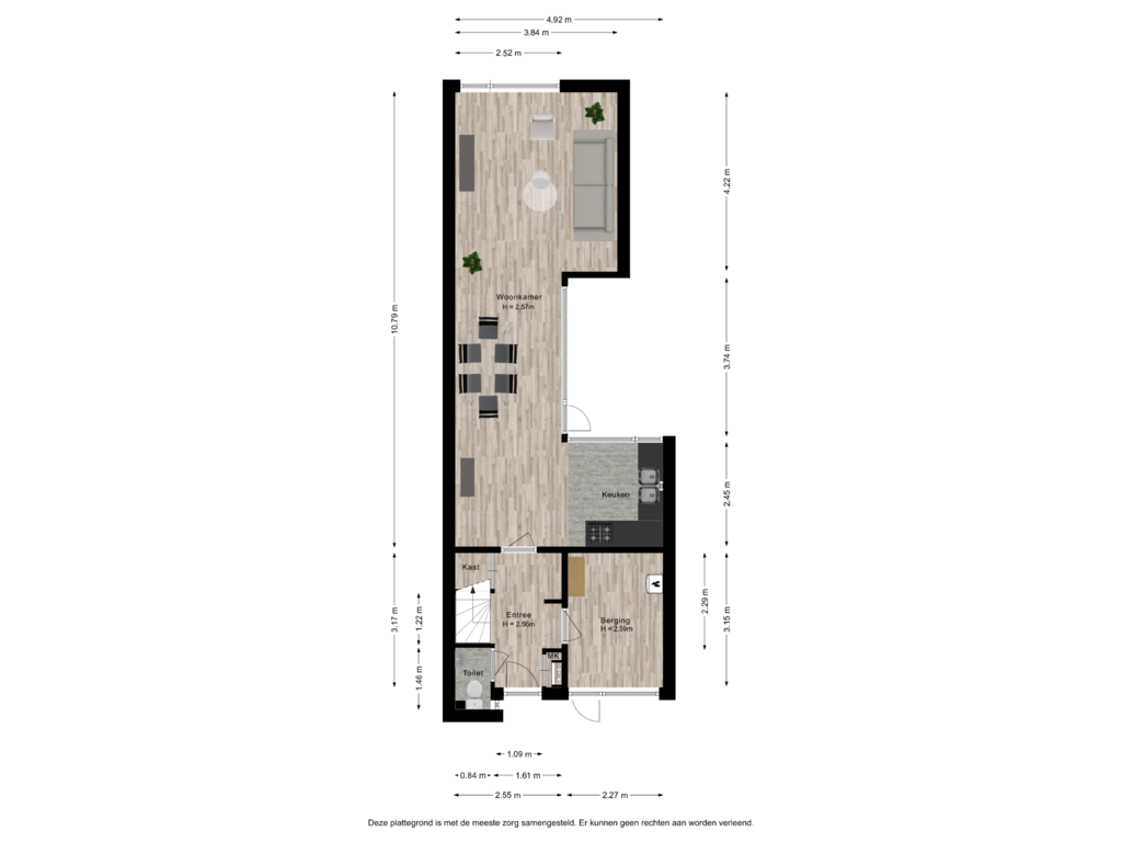 Bekijk plattegrond van Begane grond van Lindeboom 100