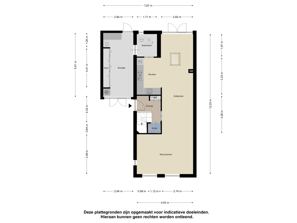 Bekijk plattegrond van Begane grond van Uithofstraat 10