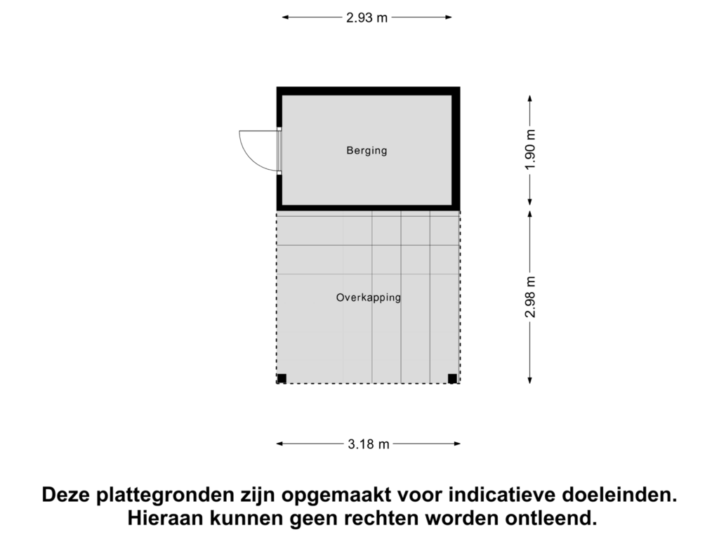 Bekijk plattegrond van Berging van Uithofstraat 10