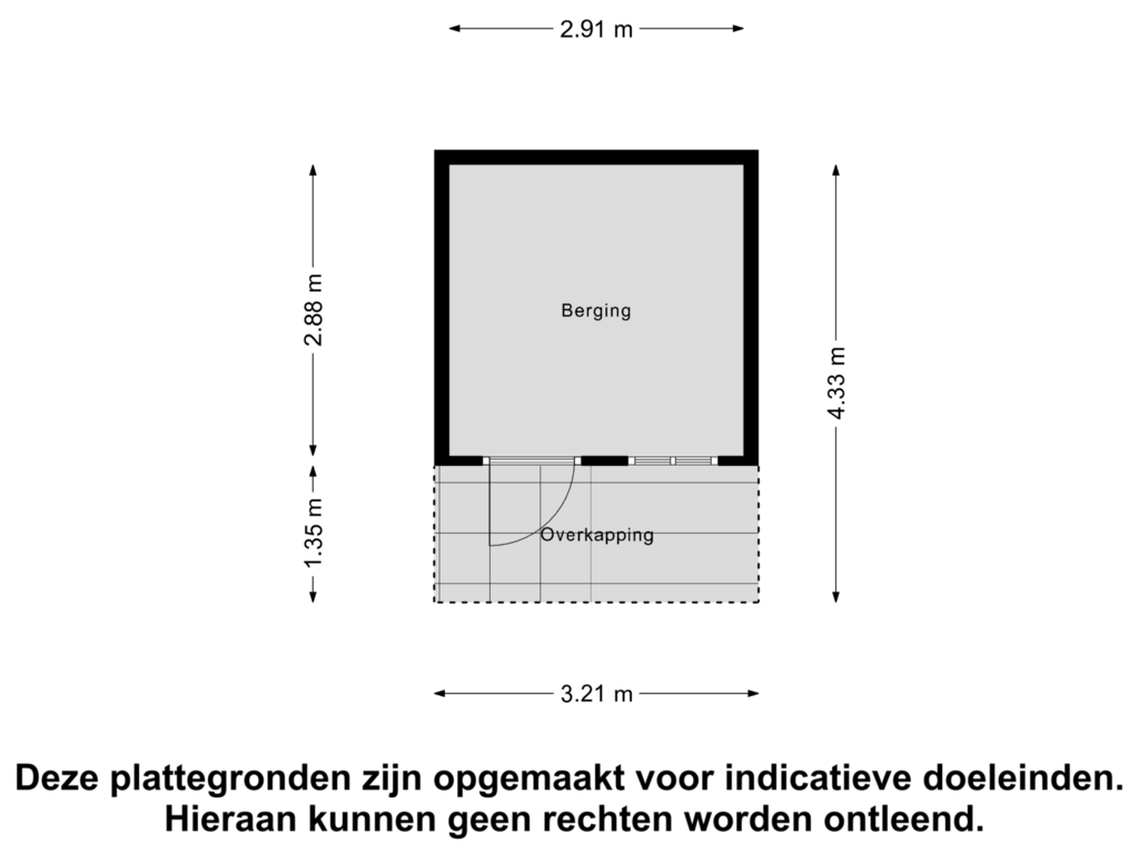 Bekijk plattegrond van Berging van Uithofstraat 10