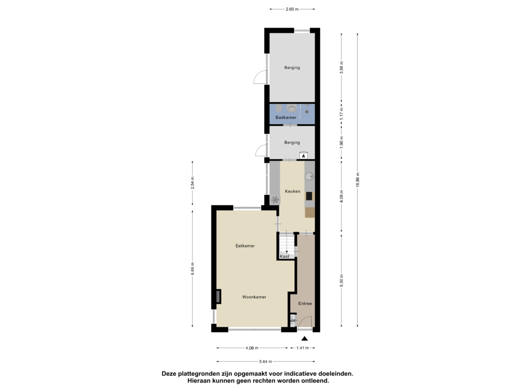 Bekijk plattegrond van Begane Grond van Burgemeester Hackstraat 29