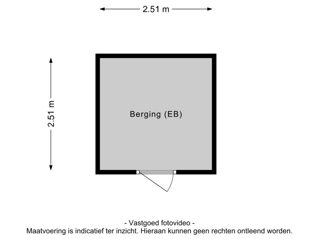 Bekijk plattegrond van Berging van Oude Groenestraat 6-199