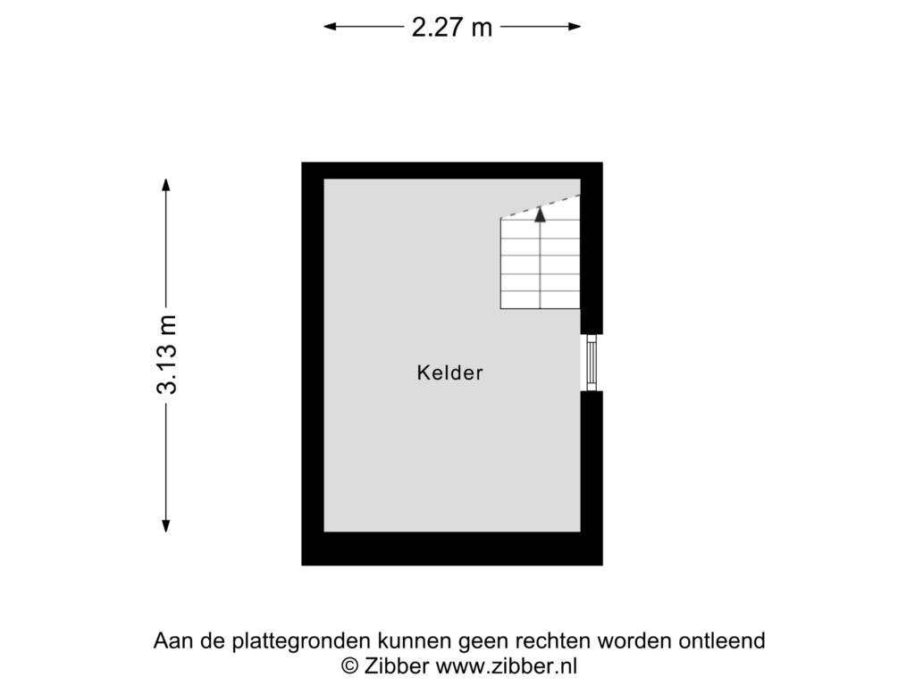 Bekijk plattegrond van Kelder van Belversestraat 39