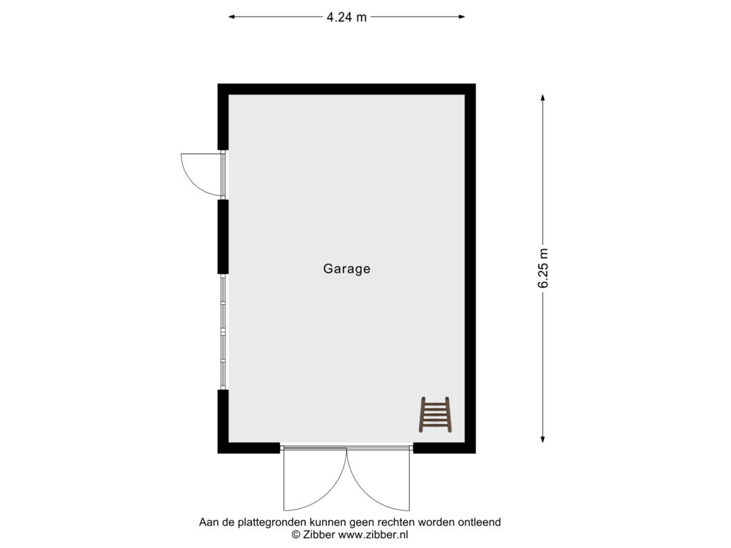 Bekijk plattegrond van Garage van Belversestraat 39