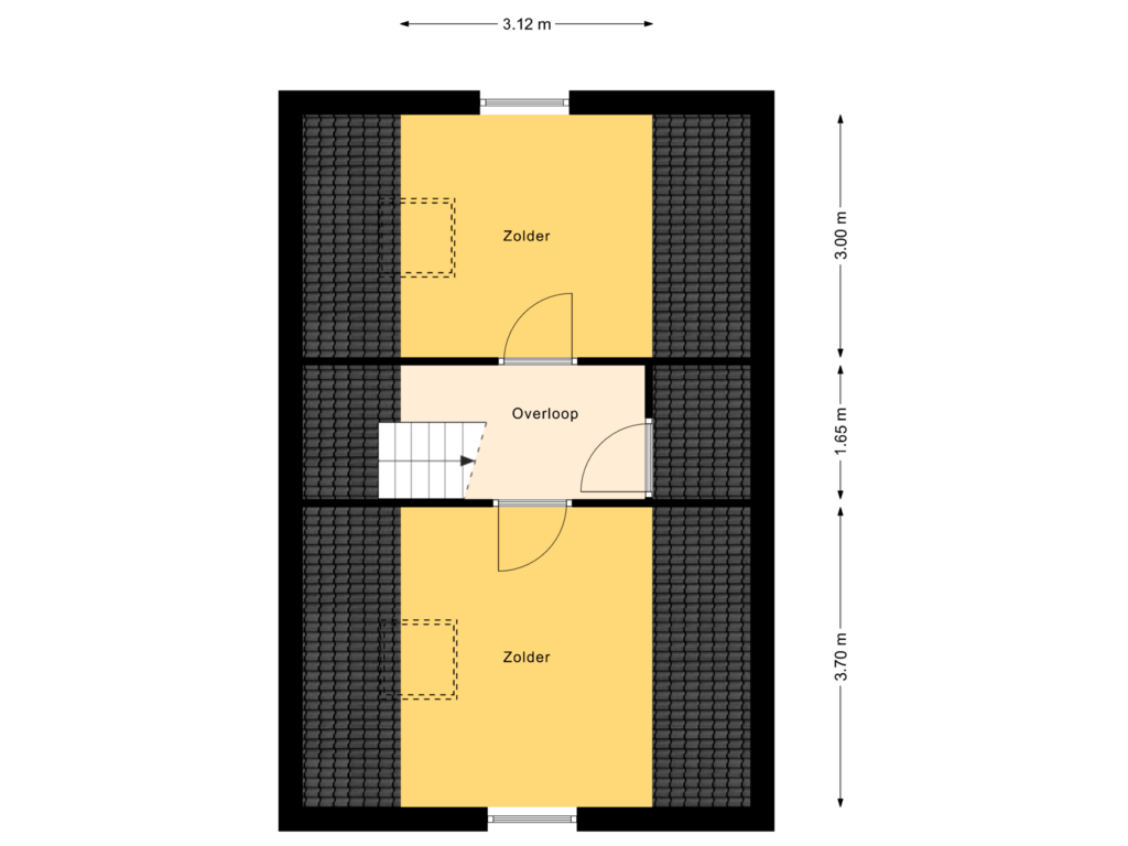 Bekijk plattegrond van 2e Verdieping van Margriet 1