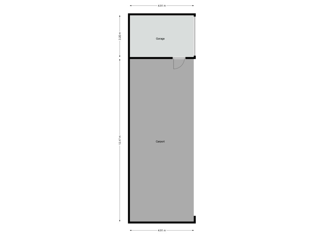 Bekijk plattegrond van Garage van Etsberg 9-A