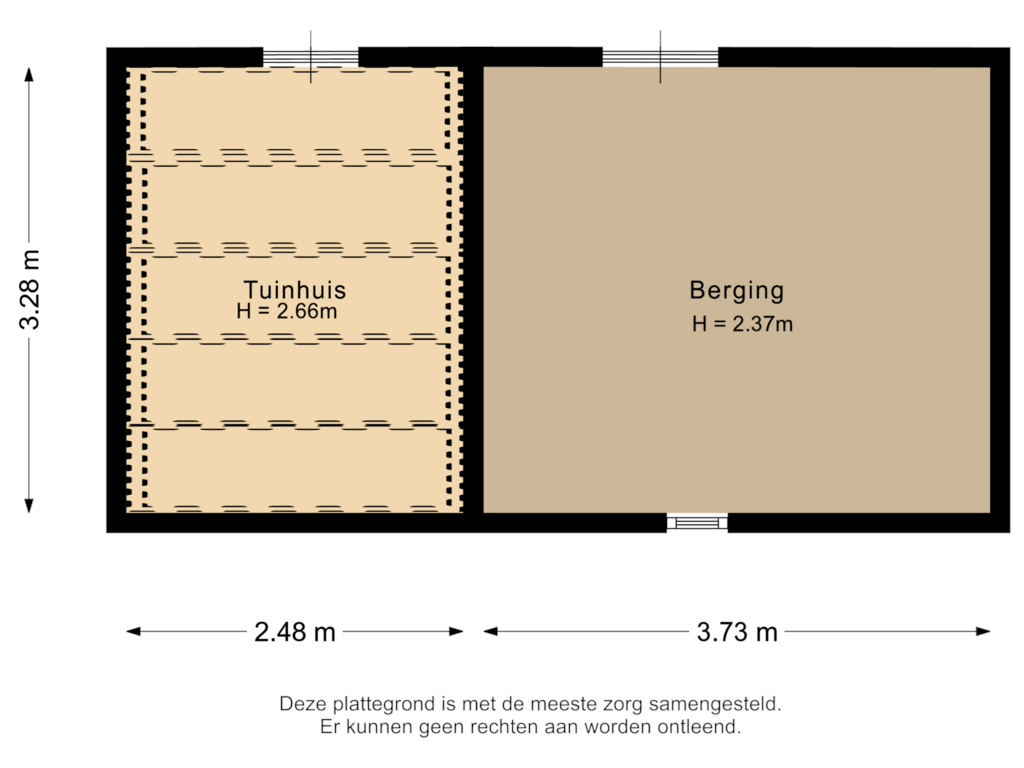 Bekijk plattegrond van Berging van Louise de Colignylaan 5