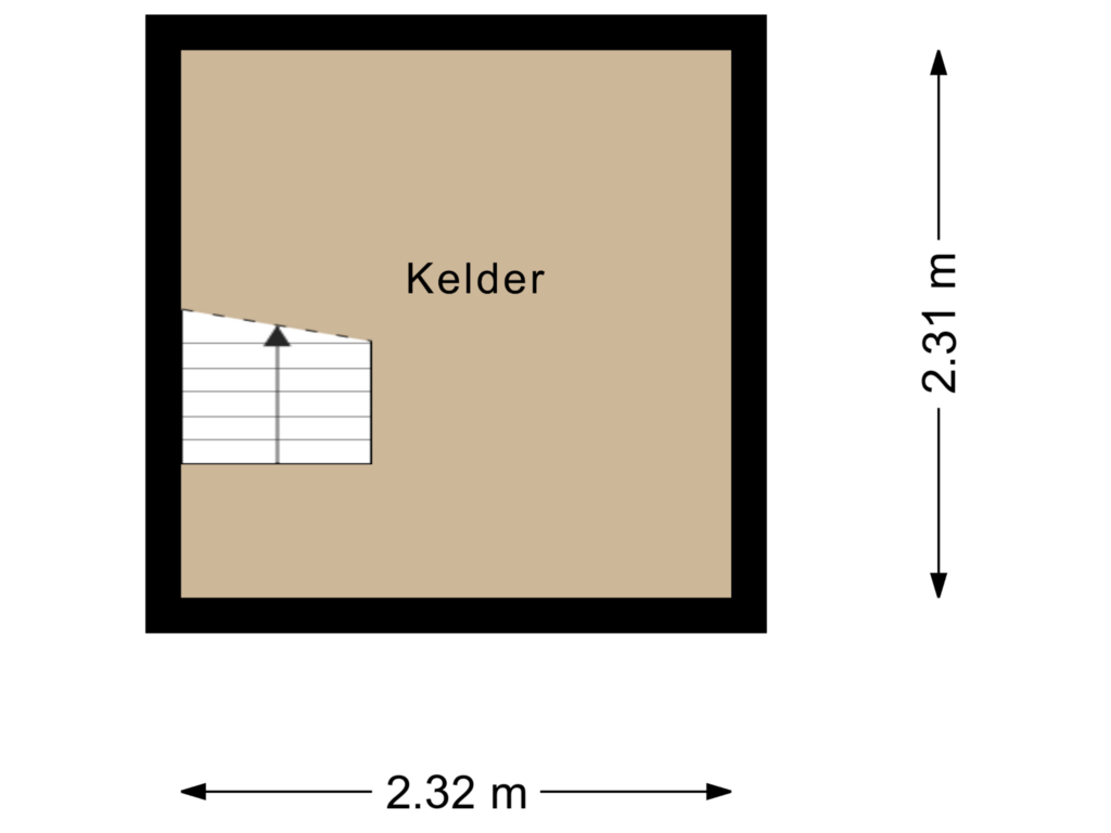 Bekijk plattegrond van Kelder van Molenstraat 127