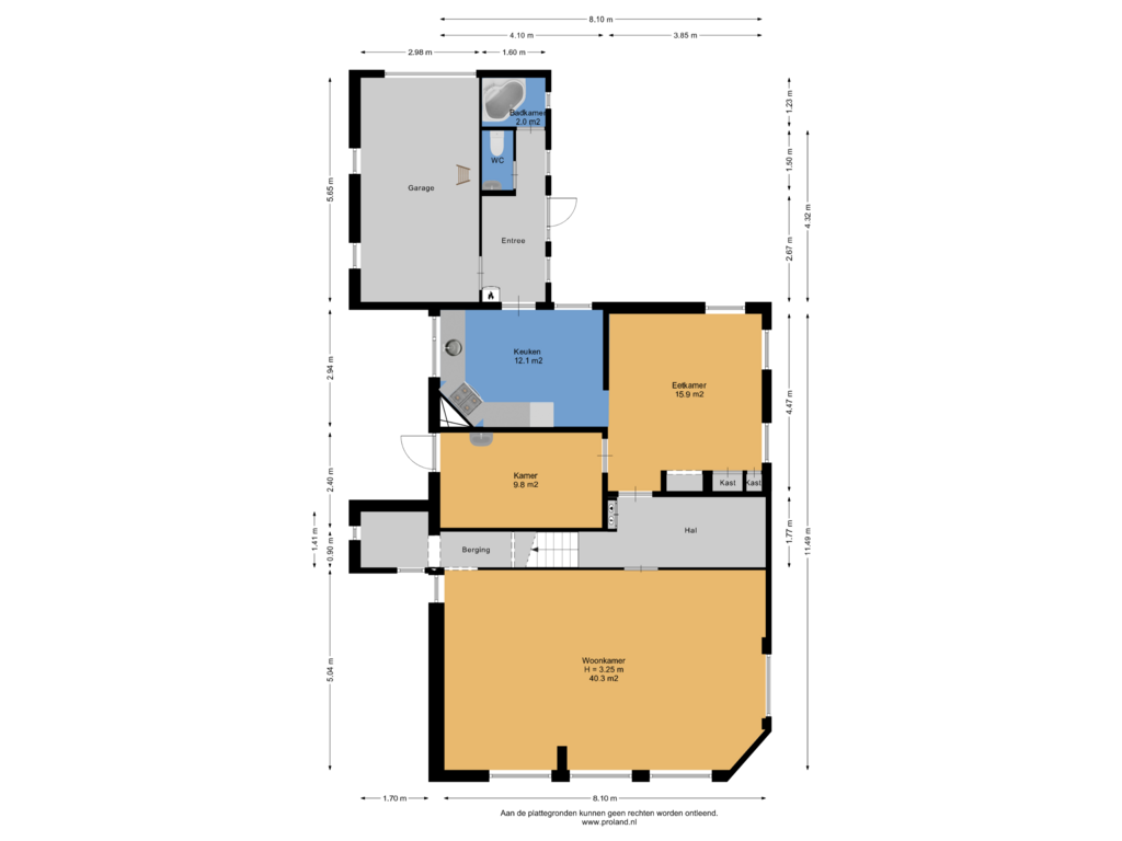 Bekijk plattegrond van Begane Grond van Oosterdiep WZ 42