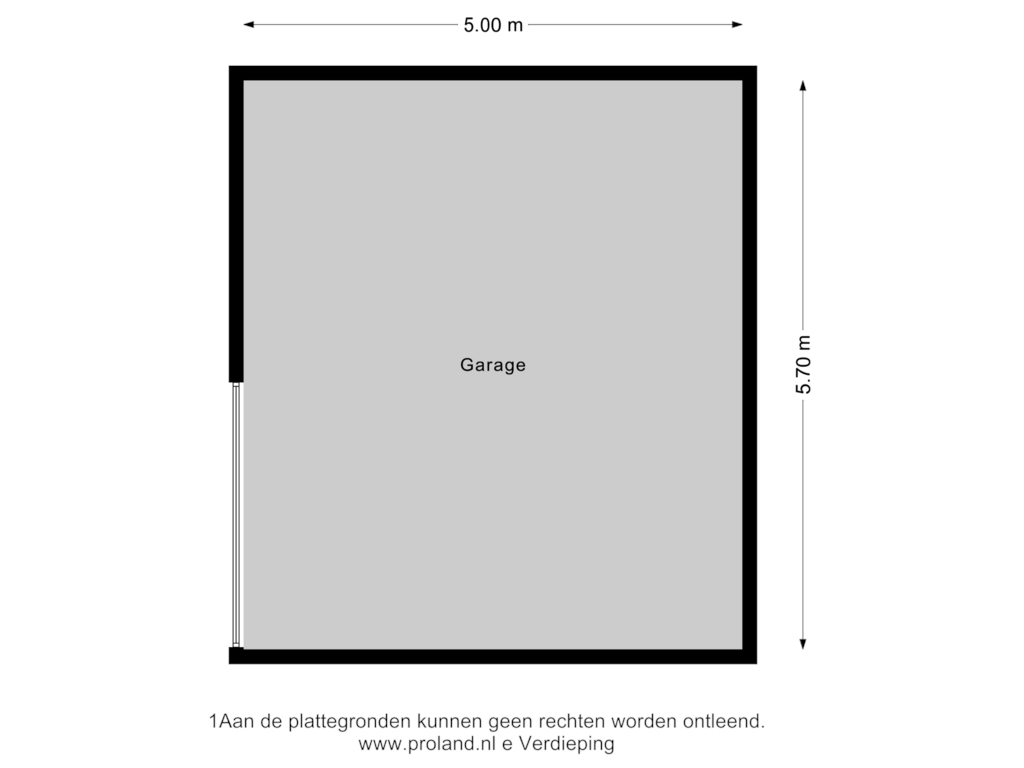 Bekijk plattegrond van Garage van Oosterdiep WZ 42