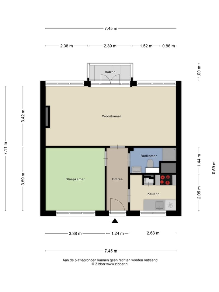 Foto 20 van Koningsplein flat 116-C