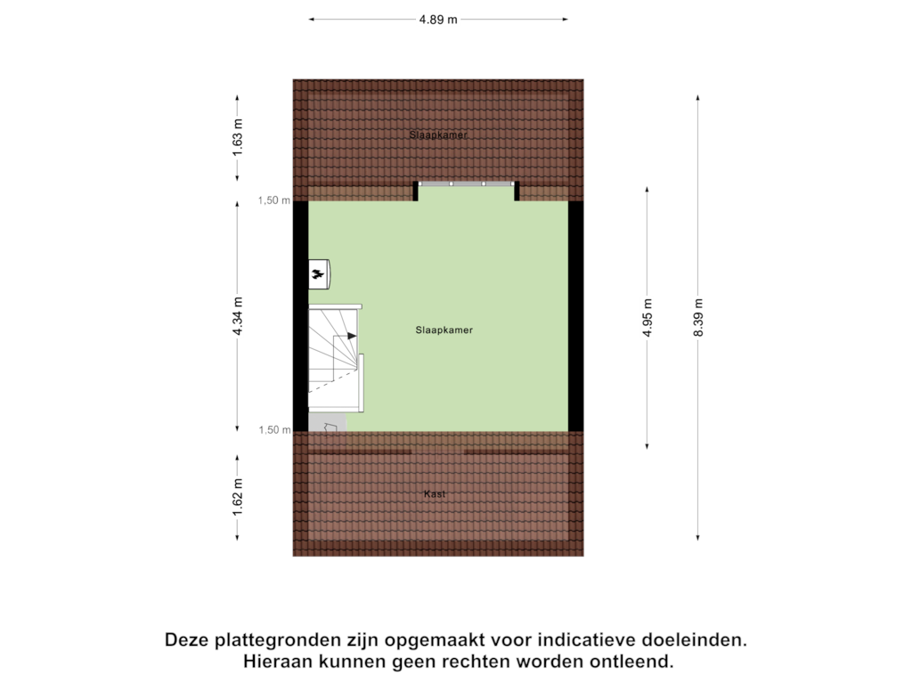 Bekijk plattegrond van Tweede Verdieping van Ambachtenlaan 15