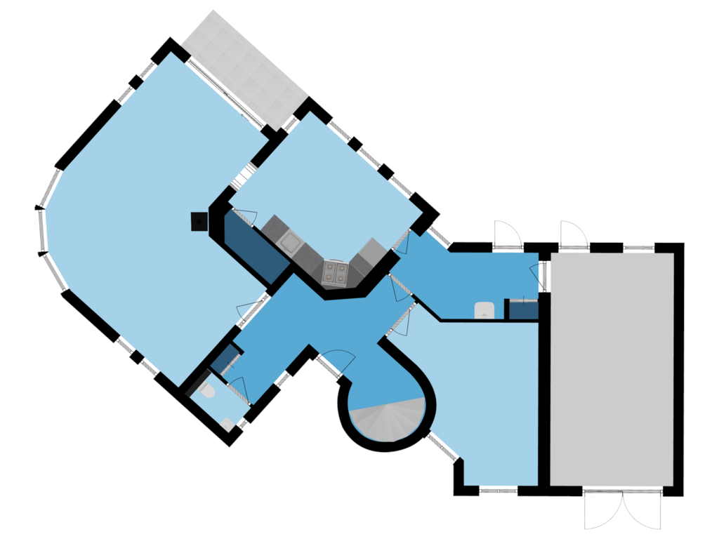 Bekijk plattegrond van Begane grond van Burgemeester Magneestraat 98